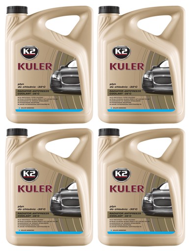 K2 Kuler охолоджуюча рідина -35°C синій 4x5l 20L