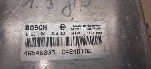 control unit of the engine FIAT BRAVO and 1.9 JTD 46546205