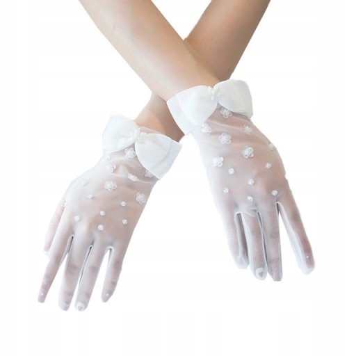 Ніжні РУКАВИЧКИ ДЕКОРОВАНІ, тюль