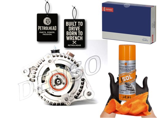 DENDAN1076#ECS-PCP+K - Генератор (14в 100а) toyota auris corolla 1.4d 06 #petrolhead pro+ kit4