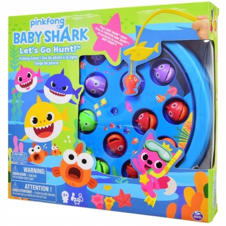 Cardinal Games 6054916 Baby Shark Gone Fishing Game, Multi Colour