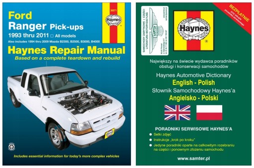 Ford Ranger Mazda B2300 B2500 B3000 B4000 1993-11