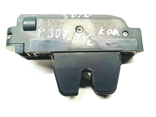 lock of rear bonnet Peugeot 307 KOMBI 04r 9652301980