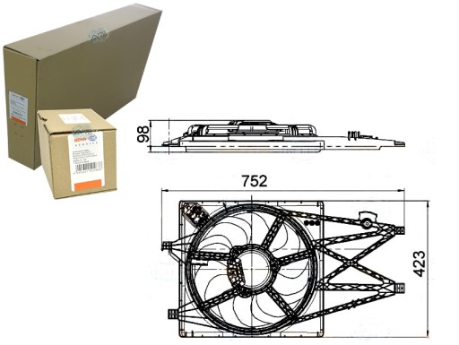 BEHR HELLA CHLADIČ 50514469 AL7520 U1