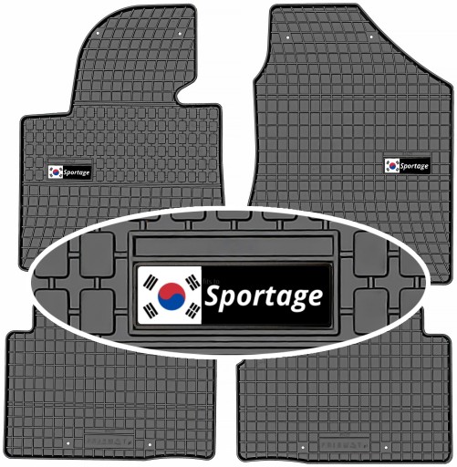 Kia Sportage III 2010-2015 Dywaniki Prismat do samochodu Emblemat