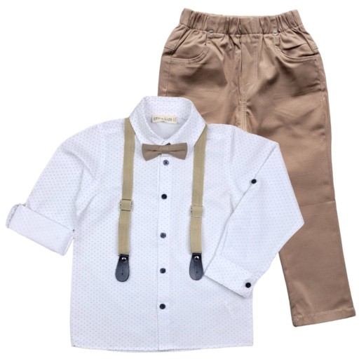 Комплект SZKRABOWE 104 бежевий