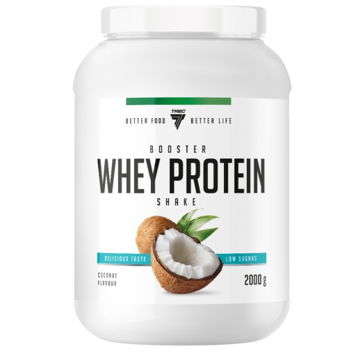 ``` TREC BOOSTER WHEY PROTEIN 2000G MASA SIŁA BIAŁKO - Suplement