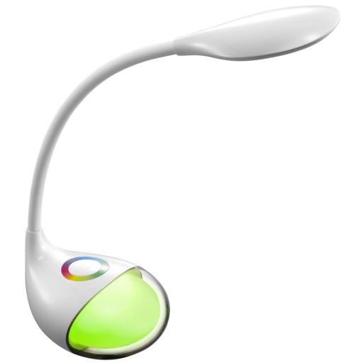 Біла настільна лампа PLATINET PDL, потужність до 6 Вт