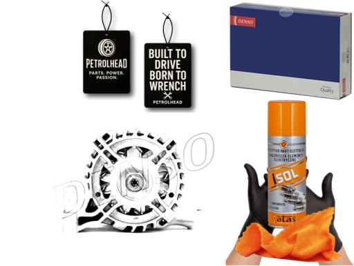 DENDAN999#ECS-PCP+K - Генератор (14в 120а) alfa romeo mito fiat 500 500 #petrolhead pro+ kit4