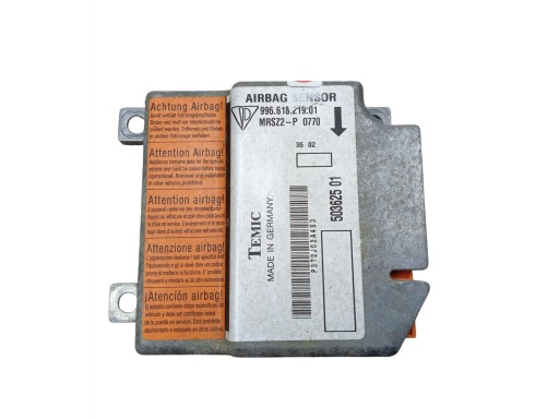 control unit SENSOR module airbag PORSCHE BOXSTER and 986 99661821901