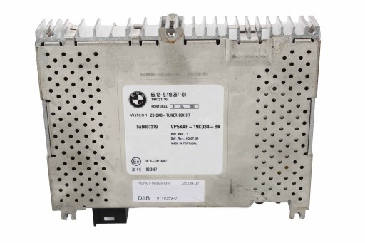 BMW E60 E63 E70 X5 E90 E87 тюнер модуль DAB 9119357