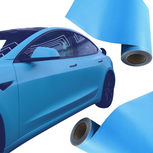 Автомобільна плівка шпон синій матовий 1. 23X3M