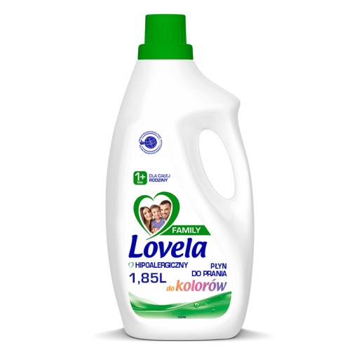 LOVELA TEKUTINA na pranie pre rodinu do farieb 1,85L