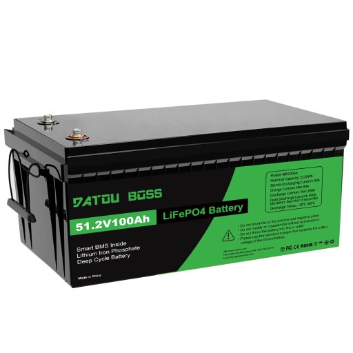 Li-battery datouboss 48v 100ah lifepo4 батарея з автономним будинком bms