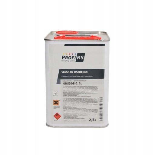 ПОВІЛЬНИЙ ЗАТВЕРДЖУВАЧ 2,5 л ДЛЯ ПРОЗОРНОГО ПОКРИВАННЯ HS 0R