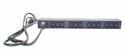 Apc rack pdu чорний блок живлення 12x c13, 0u/1u