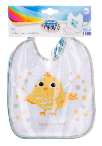 Canpol babies Fabric Bib Multicolor Таємне життя домашніх тварин 3 шт
