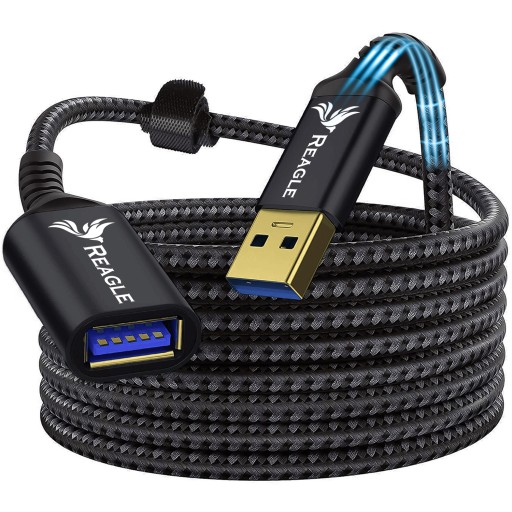 Kabel przedłużacz Usb 3.1 Gen1 5m Usb-a 3.0 5 Gb/s