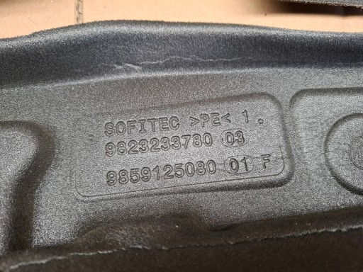 PEUGEOT 208 II OPEL CORSA F Insonorisation Aile Droit Gauche Avant 23r