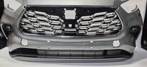 front bumper grille TOYOTA HIGHLANDER IV 19- 4XPDC washers 52119-0E400