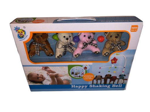 МУЗИЧНА Скринька КАРУСЕЛЬ ДЛЯ ДИТИНИ З 4 ВЕДМЕДИКАМИ