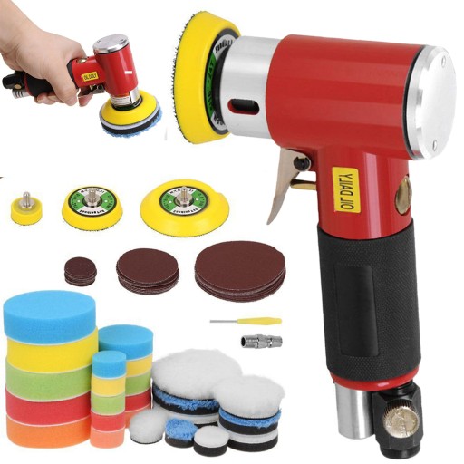 АВТОПОЛИРОВАЛЬНАЯ МАШИНА ВЫСОКОГО КАЧЕСТВА + НАБОР ГУБКИ