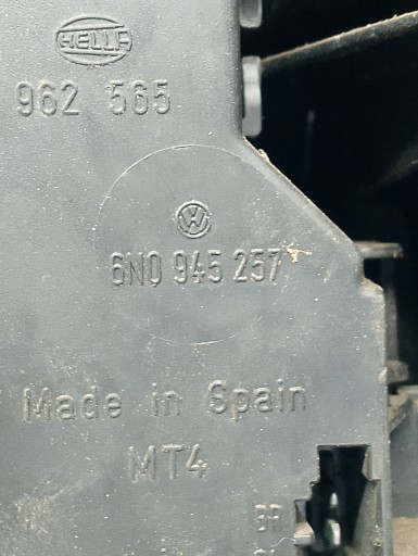 light left rear part VW POLO III 6N0945257A