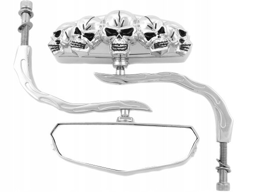 LU-072 - ЗЕРКАЛО ЗАДНЕГО ВИДА HARLEY DAVIDSON HD ХРОМ 8 ММ