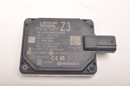Toyota c-hr ii датчик сліпих зон 25r 88162-f4041