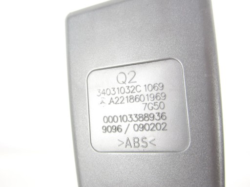 adjuster zapinka supports seat left Mercedes W221 grey