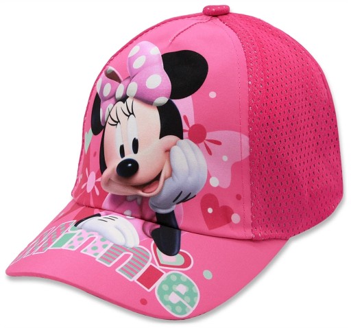 Dievčenská šiltovka Minnie Mouse - Disney - tm. ružová 54