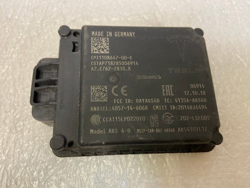 TESLA S X РАДАР МОДУЛЬ 1108647-00-E