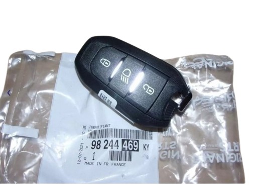 Ключ 98244469KY Citroen DS7 Crossback Оригінал