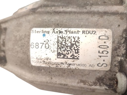 Ausgleichgetriebe Differential heck FORD ESCAPE III (2012-2015) 2.0 EcoBoost 243KM S 150-D