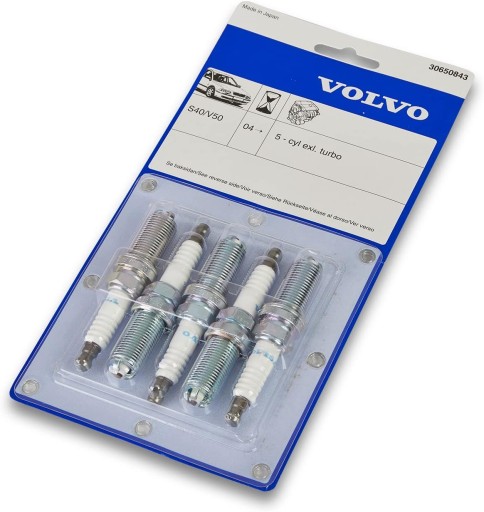Свічки oe volvo s40, v50, c30, c70 5цил. без турбо 30650843