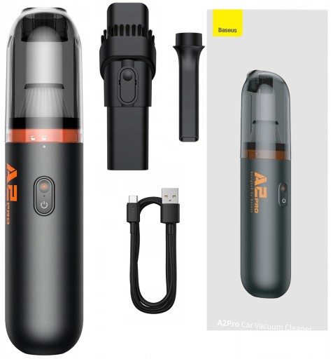 BASEUS БЕСПРОВОДНОЙ АВТОМОБИЛЬНЫЙ ПЫЛЕСОС 80 ВТ USB