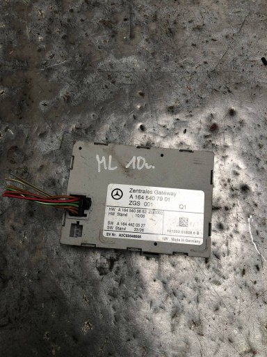 module control unit GATEWAY MERCEDES ML W164 A1645407901