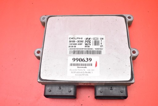control unit computer of the engine 39108-3E362 HYUNDAI SANTA FE 2 II 2.7 V6 188 KM