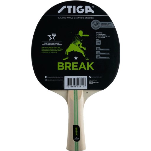 Ракетка для настільного тенісу Stiga Break чорна