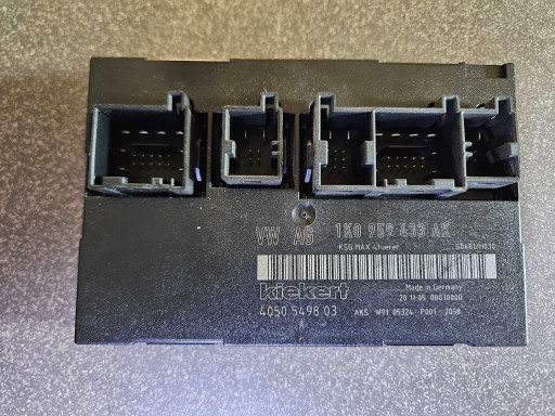 Unité commande confort VW AUDI SEAT SKODA 1K0959433AK