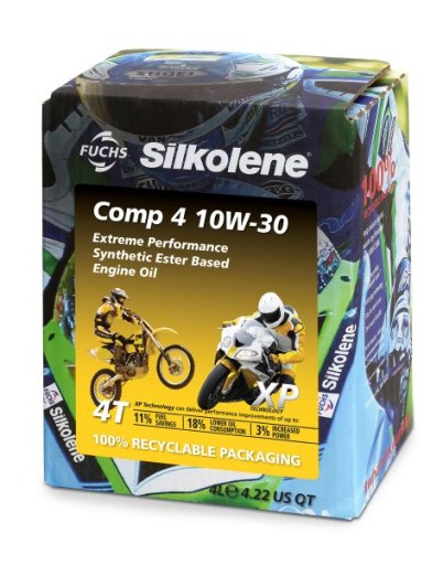 Масло для двигунів 4T SAE 10W30 SILKOLENE COMP 4 4л