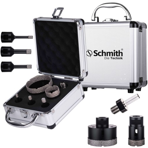 НАБІР АЛМАЗНИХ КОЛЮЧНИХ ПИЛ 6 8 10 35 68 мм M14 5 шт.