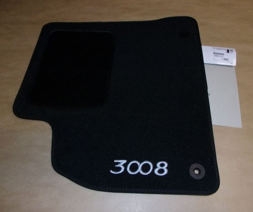 9663E2 - Комплект велюровых ковриков oe psa для peugeot 3008 и 09-16