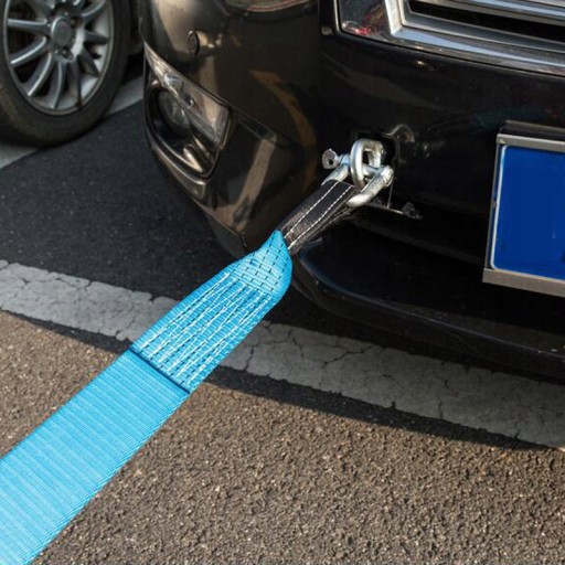 Буксирувальний трос СТРОПА БУКСИРУЮЧА 3 МЕТРИ 8 ТОН МОТУЗКА