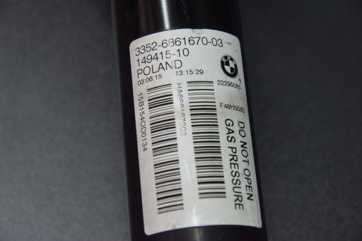 shock absorber right left rear part BMW X1 F48 m-packet