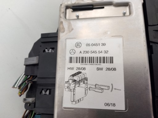 MERCEDES R230 SL 5,5 AMG module SAM A2305455432