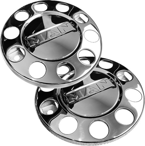 КЕШКА З ТИСНЕННЯМ ЧОЛОВІКА, ХРОМОВАНА 22,5 ДЮЙМОВ НАБІР З 2 ШТ.