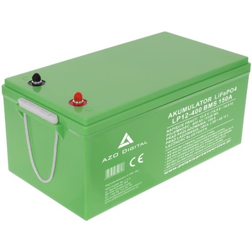 Azo аккумулятор lifepo4 lp12-400 400ah 12v 150a bms bluetooth нагревательный коврик