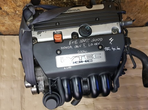 HONDA CR-V II 2.0 und-VTEC 150KM 2004 K20A4 Motor komplet KPL 182 TYS KM