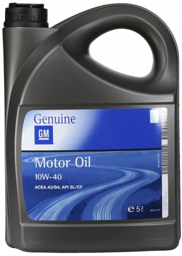 OPEL GM OIL OE 10W-40 A3/B4 SL/CF 5л.